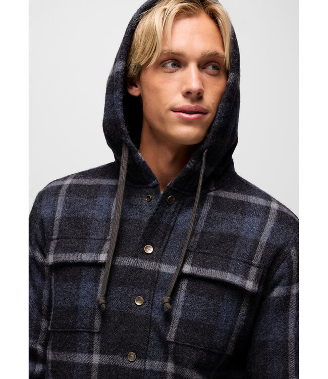 PrAna M's Asgard Hooded Flannel Shirt