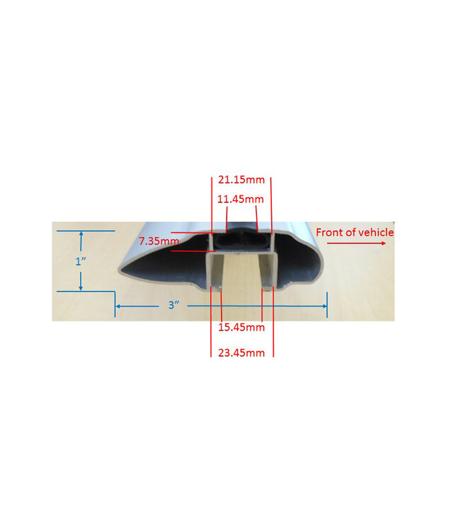 Malone AirFlow2 Raised Rails Crossbar System