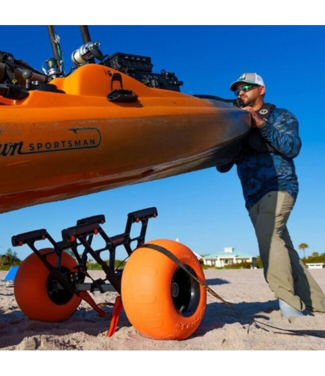 YakAttack TowNStow Bunkster Kayak Cart with Sand Tires