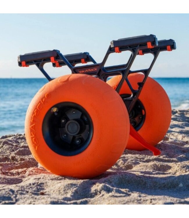 YakAttack TowNStow Bunkster Kayak Cart with Sand Tires