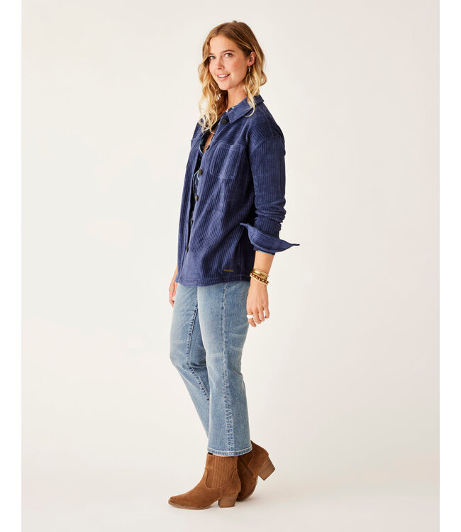 Carve Designs W's Hudson Stretch Cord Shacket