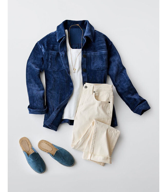 Carve Designs W's Hudson Stretch Cord Shacket