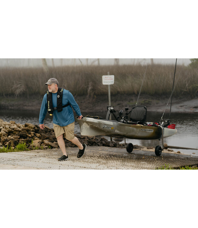 Native Watercraft SideKick Wheel Transport System - Heavy Duty Wheels for Native