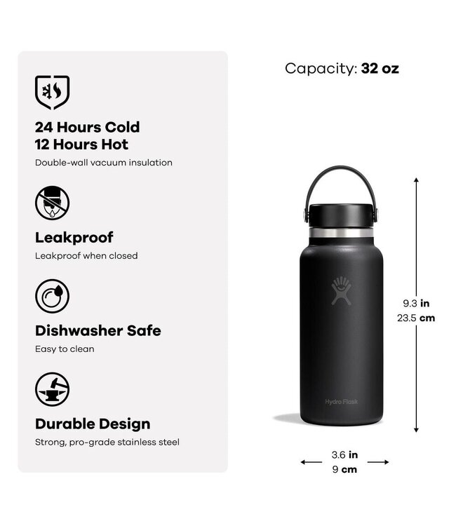 Hydro Flask 32 oz Wide Mouth Flex Cap