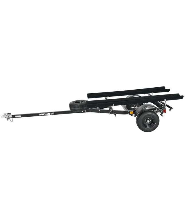 Malone MicroSport Off-Road LowBed 2 Kayak Trailer Pkg (2 Sets Bunks & Spare Tire)