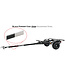 Malone MicroSport Off-Road LowBed 2 Kayak Trailer Pkg (2 Sets Bunks & Spare Tire)