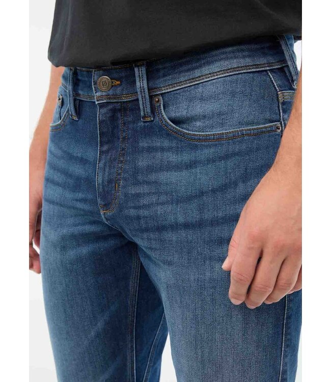 Duer M's Tech Fleece Denim Athletic Taper Pants
