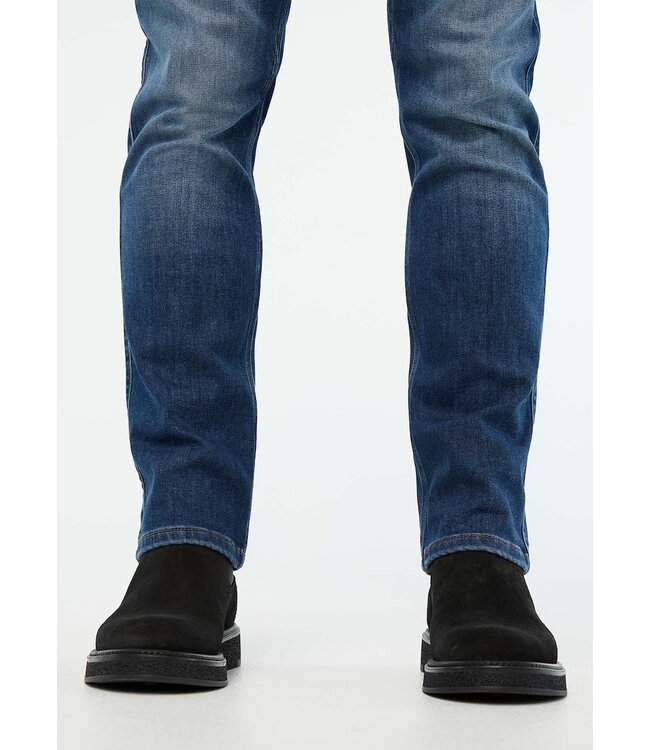 Duer M's Tech Fleece Denim Athletic Taper Pants