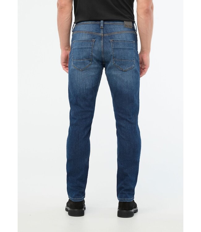 Duer M's Tech Fleece Denim Athletic Taper Pants