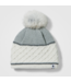 Smartwool Cable Knit Colorblock Pom Beanie