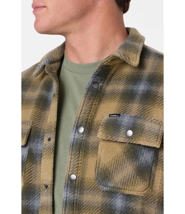 O'Neill M's Glacier Plaid Superfleece Shirt