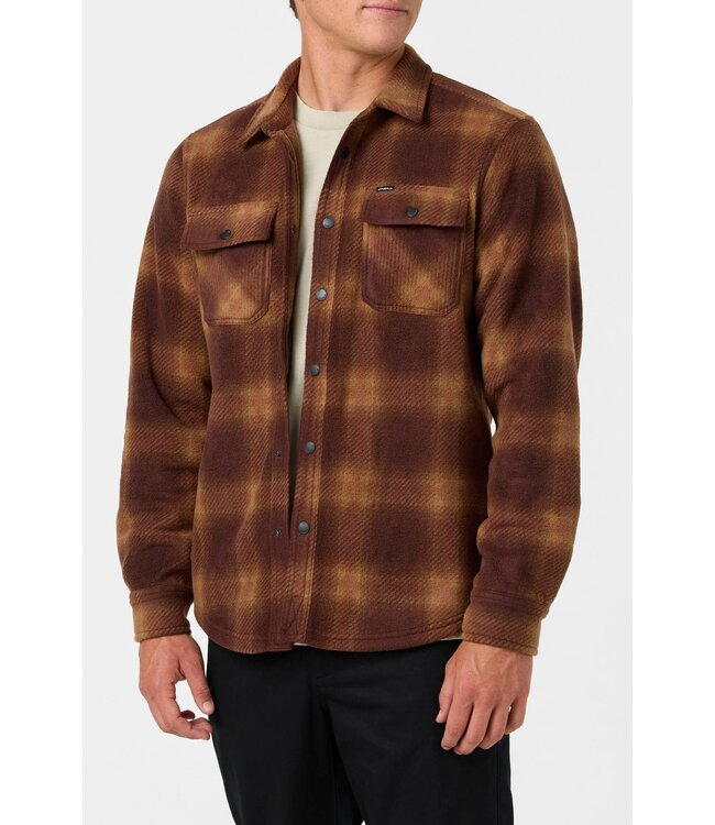 O'Neill M's Glacier Plaid Superfleece Shirt