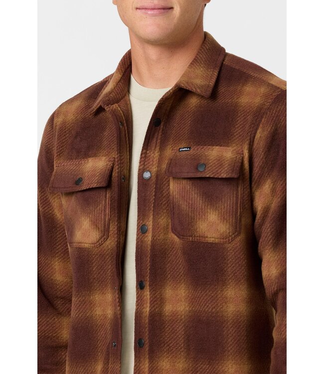 O'Neill M's Glacier Plaid Superfleece Shirt