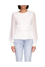 SANCTUARY:: GEORGETTE SLEEVE TOP