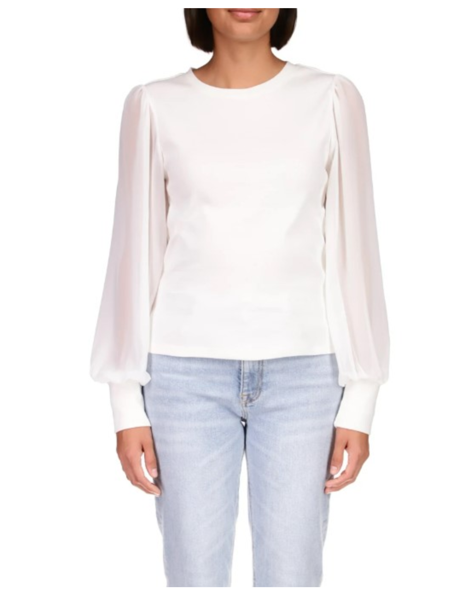 SANCTUARY:: GEORGETTE SLEEVE TOP