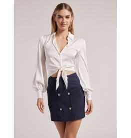 Generation Love GENERATION LOVE:: EMORY TIE FRONT BLOUSE