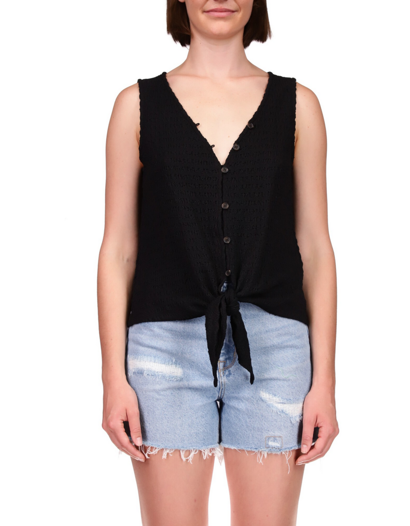 SANCTUARY:: LINK UP TIE TEE