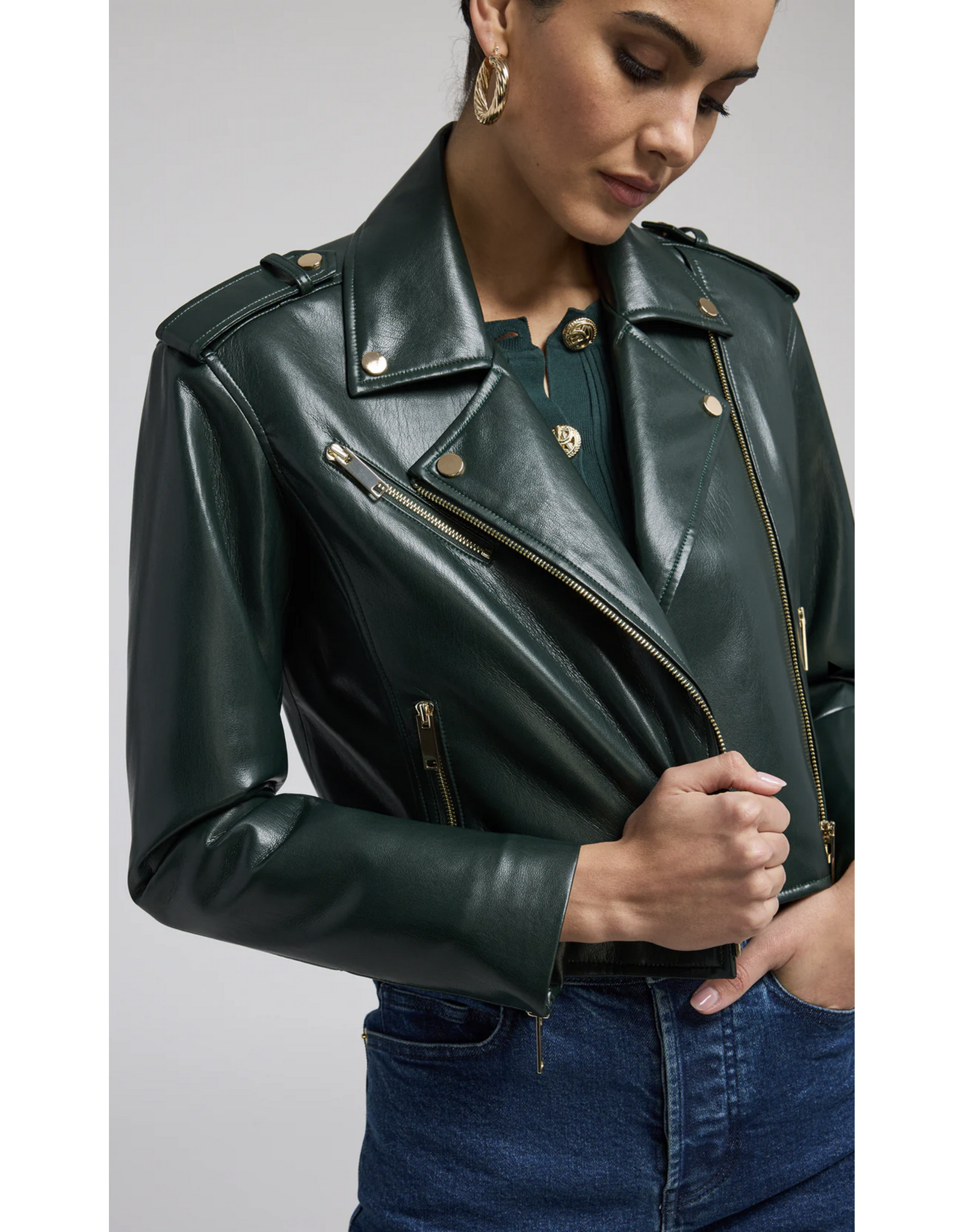 Generation Love GENERATION LOVE:: COSITA VEGAN LEATHER MOTO JACKET