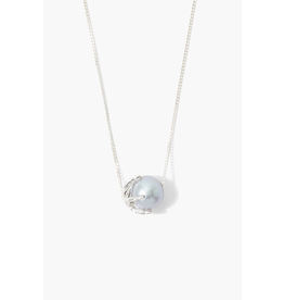 CHAN LUU CHAN LUU:: LARK NECKLACE WITH GREY PEARL