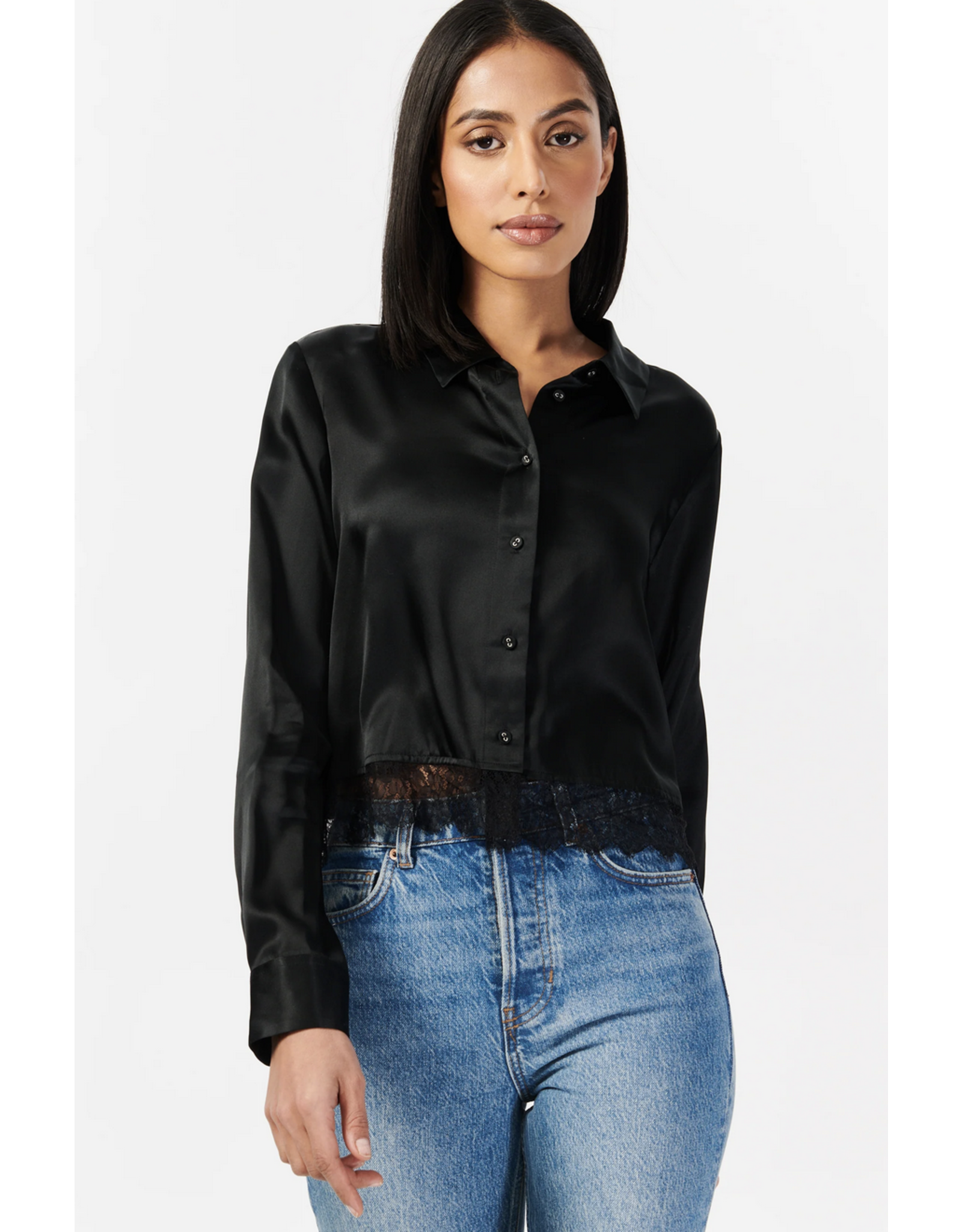CAMI NYC CAMI NYC:: RENNIE CROPPED BLOUSE