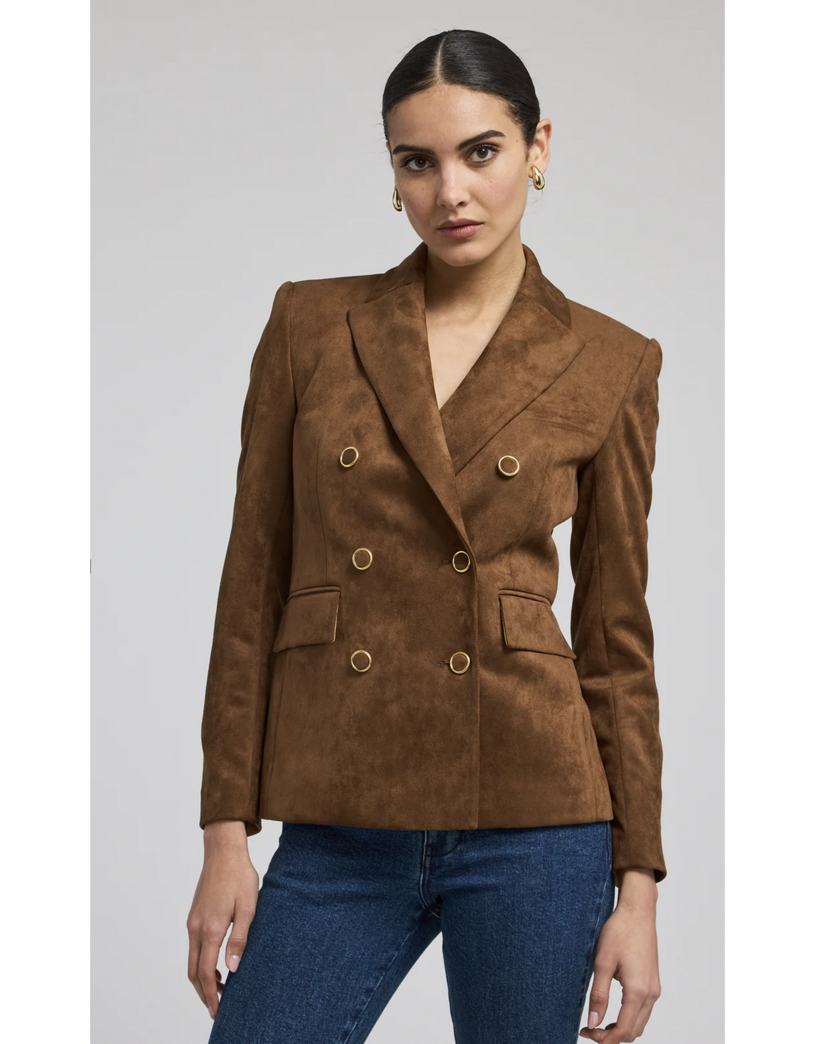 Generation Love GENERATION LOVE:: ARIELLE VEGAN SUEDE BLAZER