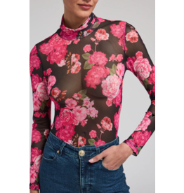 Generation Love GENERATION LOVE:: TYLA FLORAL MESH TOP