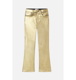 FRAME FRAME:: LE CROP MINI BOOT GOLD CHROME