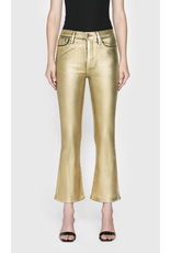 FRAME FRAME:: LE CROP MINI BOOT GOLD CHROME