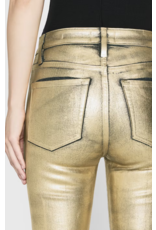 FRAME FRAME:: LE CROP MINI BOOT GOLD CHROME