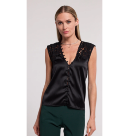 Generation Love GENERATION LOVE:: URSULA LACE COMBO BLOUSE