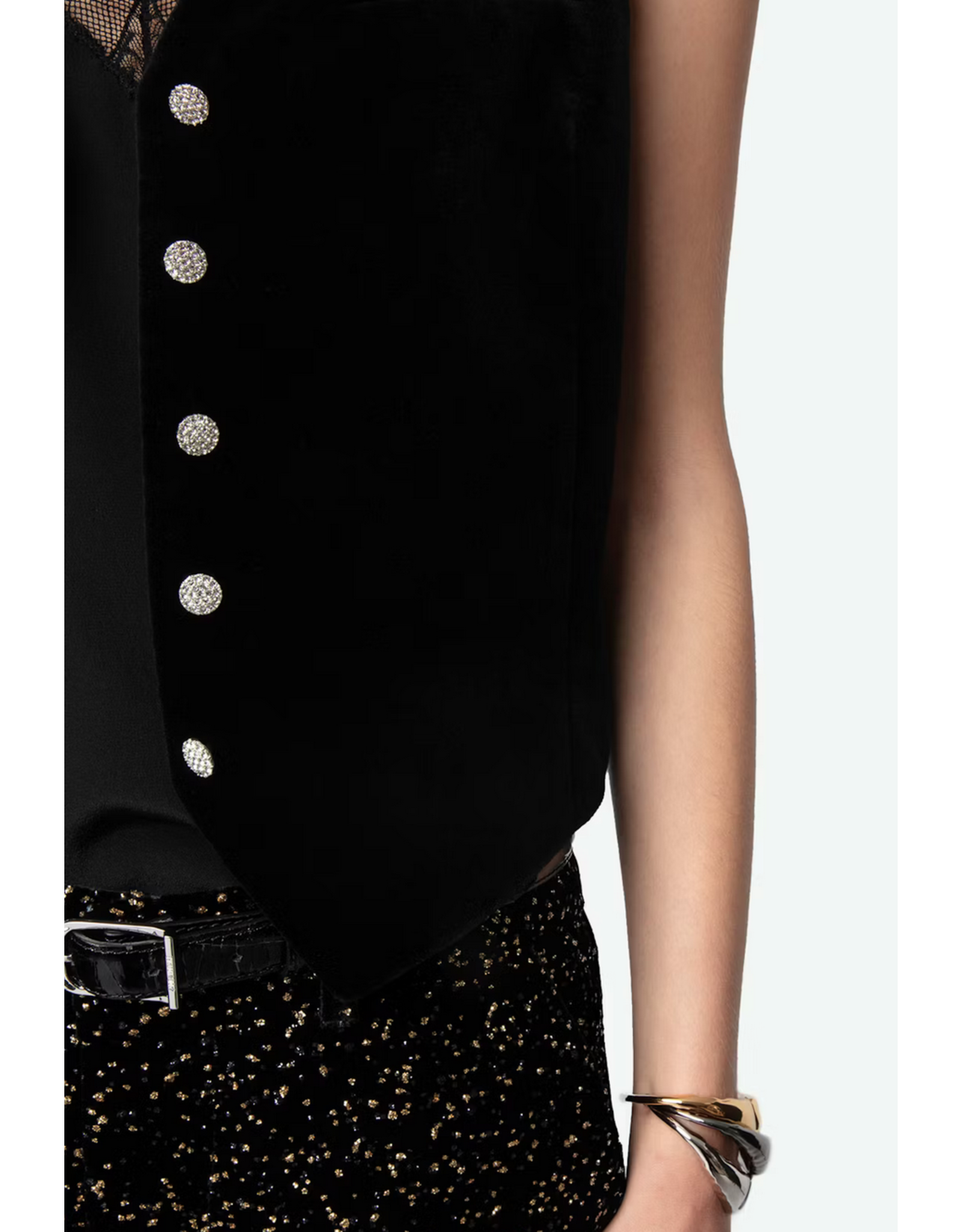 Zadig & Voltaire ZADIG & VOLTAIRE:: VELVET EMAUX VEST