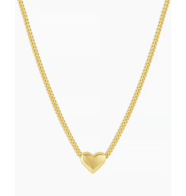 Gorjana GORJANA:: LOU HELIUM HEART NECKLACE