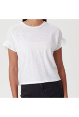 GOLDIE GOLDIE:: SIGNATURE SLUB PUFF AND RUFFLE SLEEVE TEE