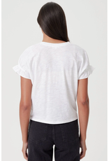 GOLDIE GOLDIE:: SIGNATURE SLUB PUFF AND RUFFLE SLEEVE TEE