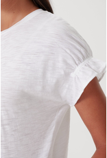 GOLDIE GOLDIE:: SIGNATURE SLUB PUFF AND RUFFLE SLEEVE TEE
