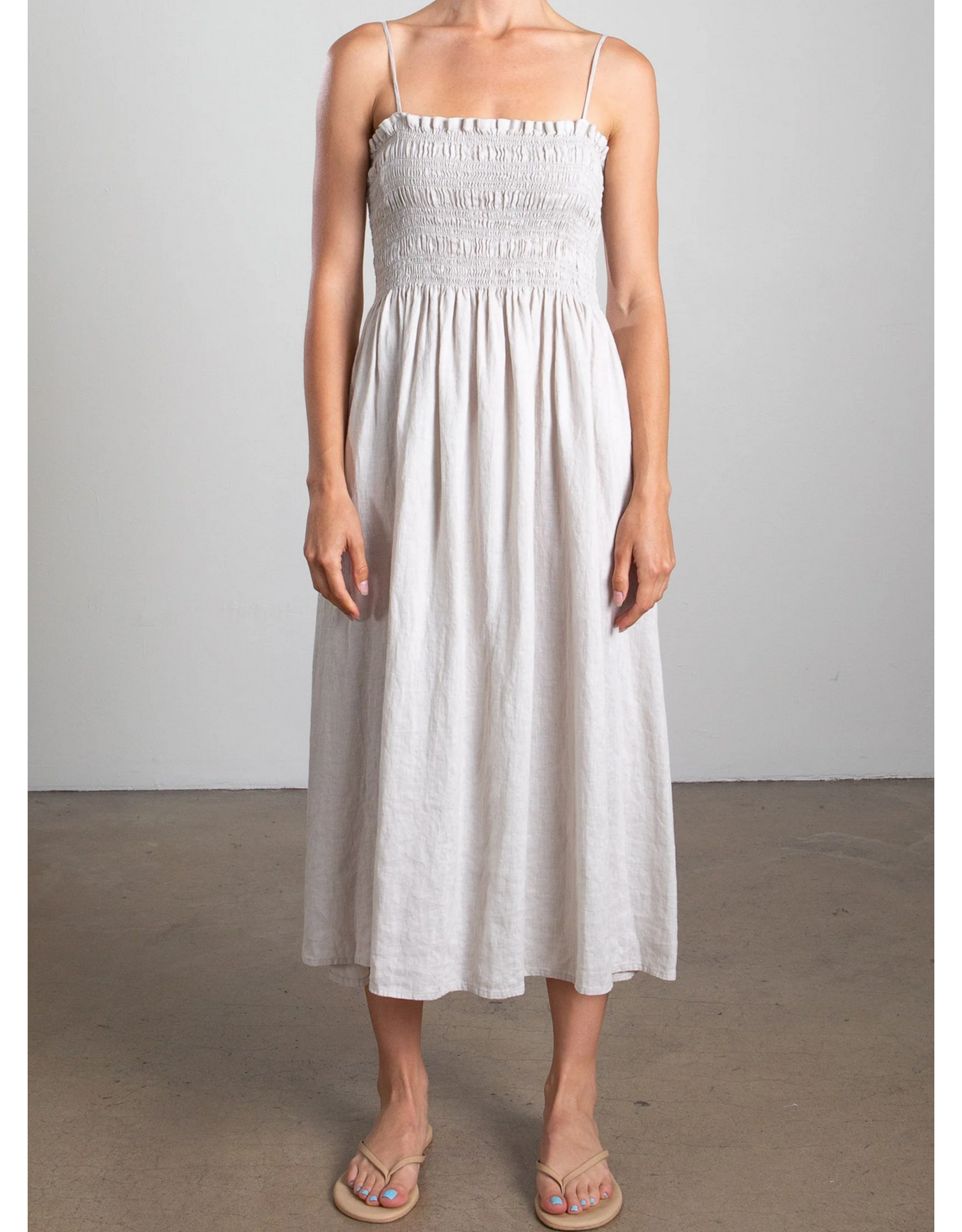 PHARAOH PHARAOH:: AMELIA DRESS IN FRENCH LINEN