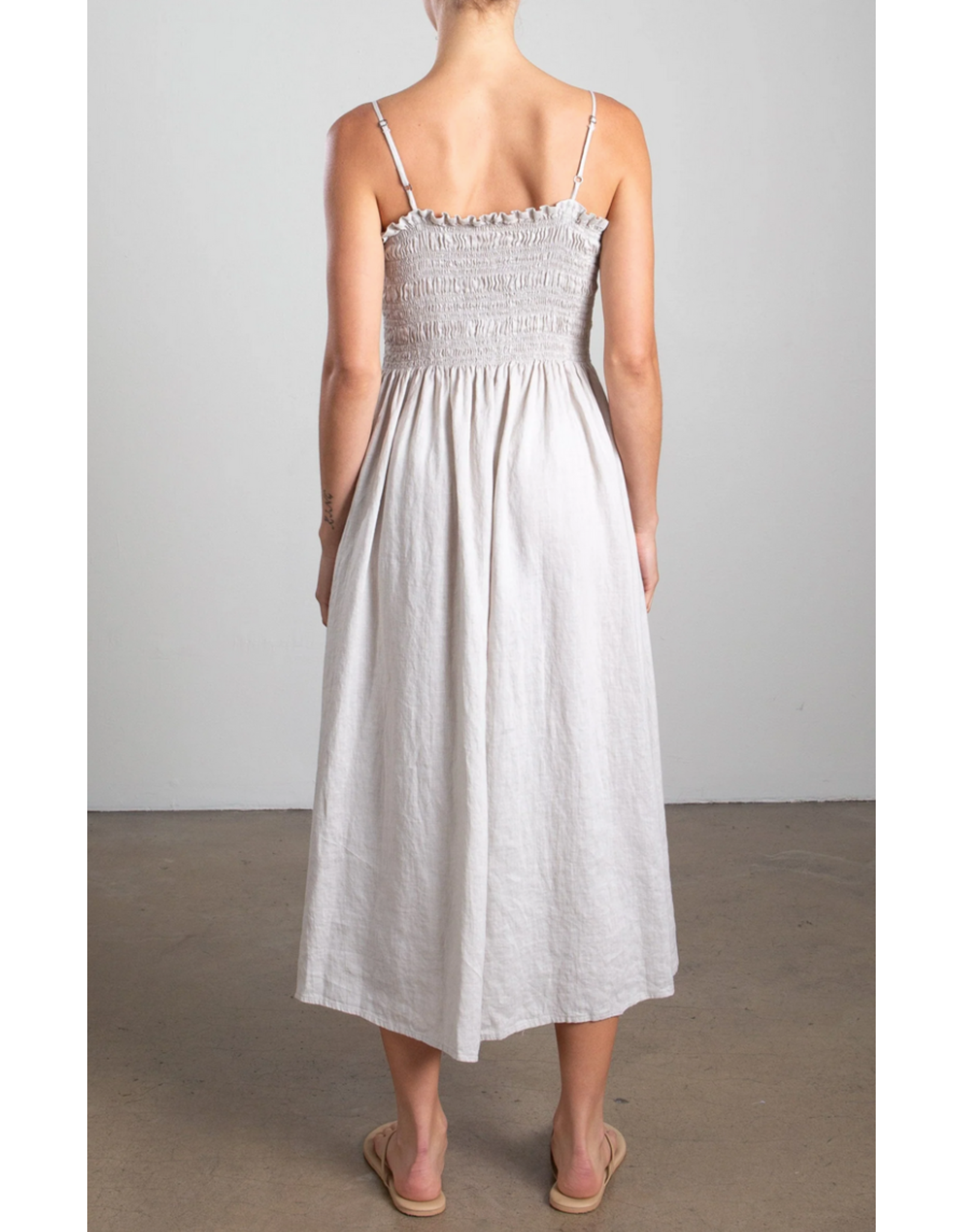 PHARAOH PHARAOH:: AMELIA DRESS IN FRENCH LINEN