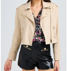 Generation Love GENERATION LOVE:: COSITA VEGAN SUEDE MOTO JACKET