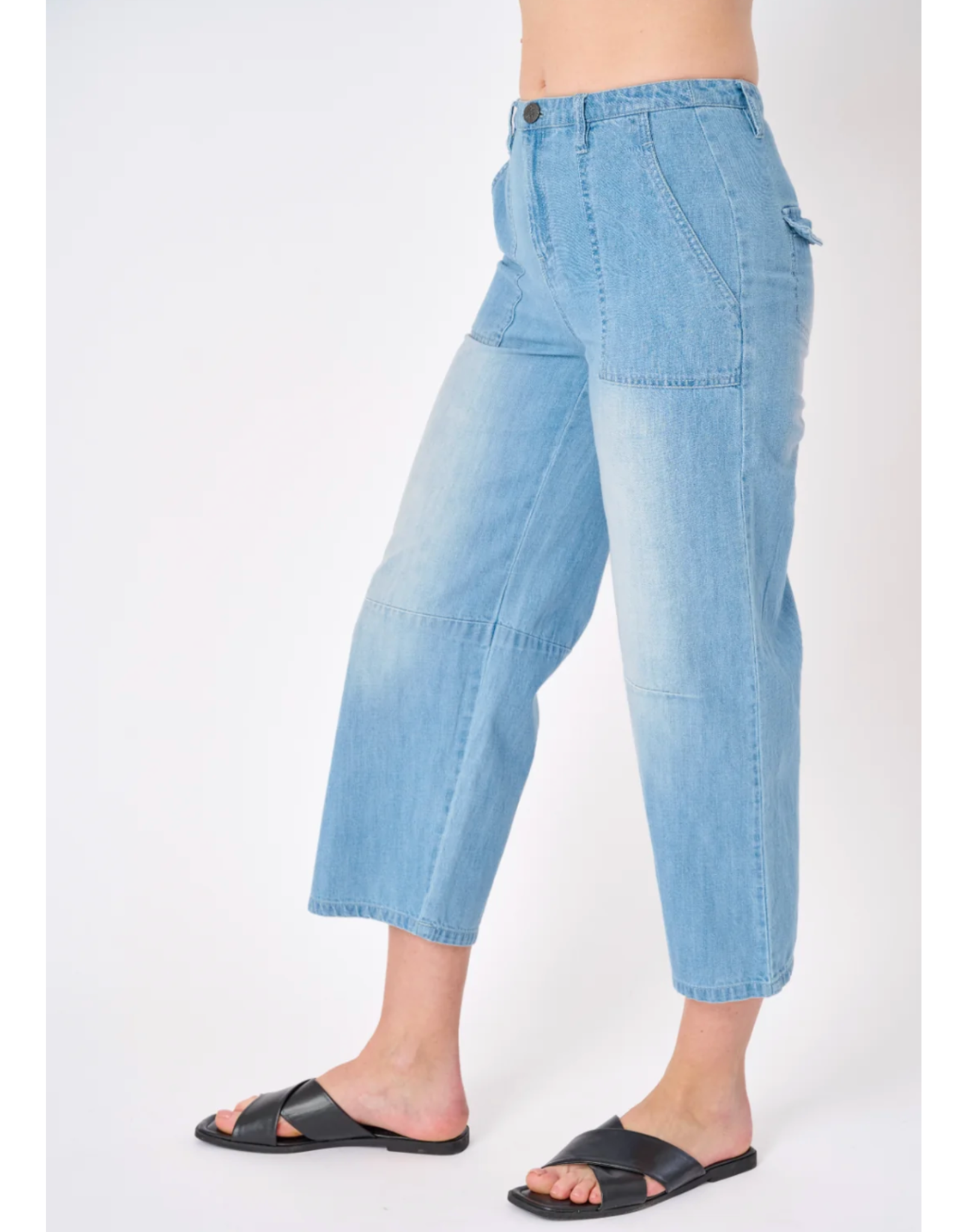 Marrakech MARRAKECH:: JAVA DENIM BARREL LEG PANT