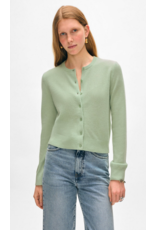WHITE & WARREN W&W:: CASHMERE CREWNECK CARDIGAN