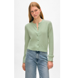 WHITE & WARREN W&W:: CASHMERE CREWNECK CARDIGAN