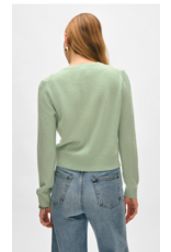 WHITE & WARREN W&W:: CASHMERE CREWNECK CARDIGAN