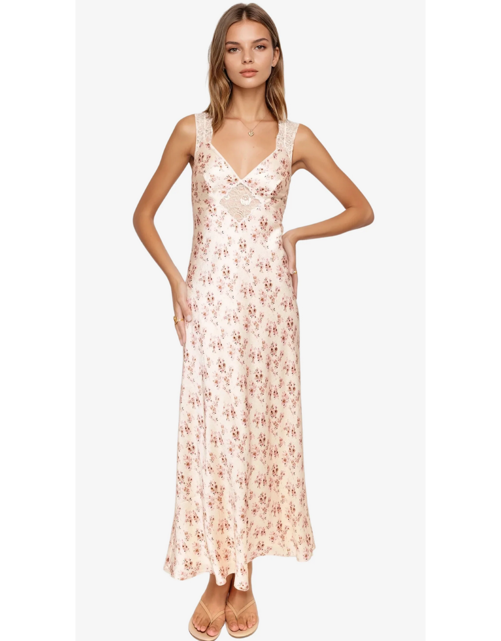 CAMI NYC CAMI NYC:: RIKA HAMMERED SILK DRESS