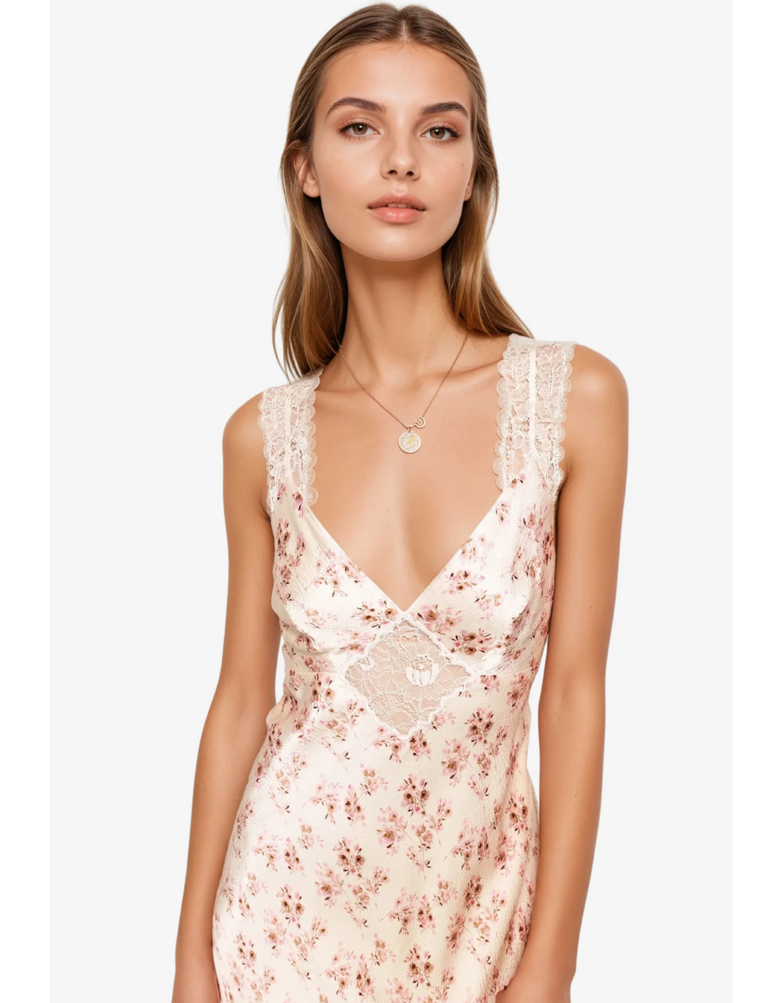 CAMI NYC CAMI NYC:: RIKA HAMMERED SILK DRESS