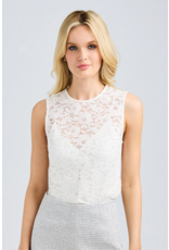 Generation Love GENERATION LOVE:: HENRIETTA SEQUIN LACE TOP