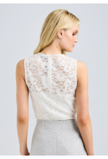 Generation Love GENERATION LOVE:: HENRIETTA SEQUIN LACE TOP