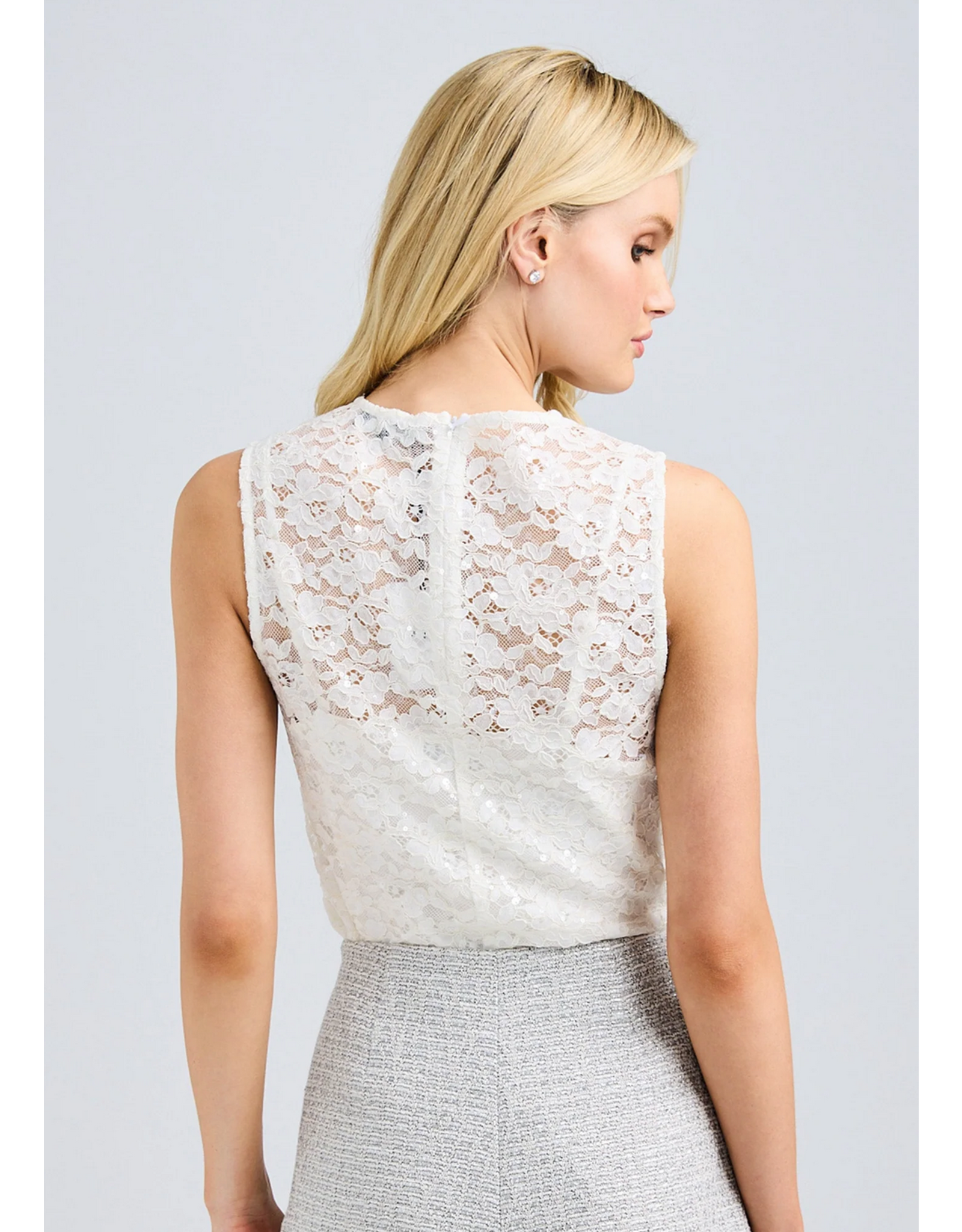 Generation Love GENERATION LOVE:: HENRIETTA SEQUIN LACE TOP