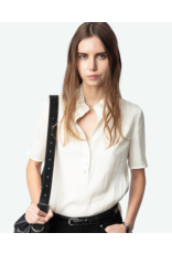 Zadig & Voltaire ZADIG & VOLTAIRE:: TOPHER RUCHED SATIN TOP Zadig & Voltaire ZADIG & VOLTAIRE:: TOPHER RUCHED SATIN TOP