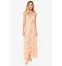 CAMI NYC CAMI NYC:: ESMERALDA METALLIC CHIFFON DRESS