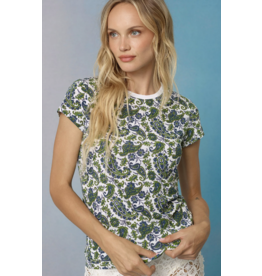 GOLDIE GOLDIE:: SUMMER PAISLEY RINGER TEE